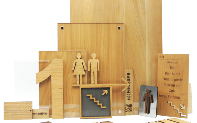 gamme signalétique bois